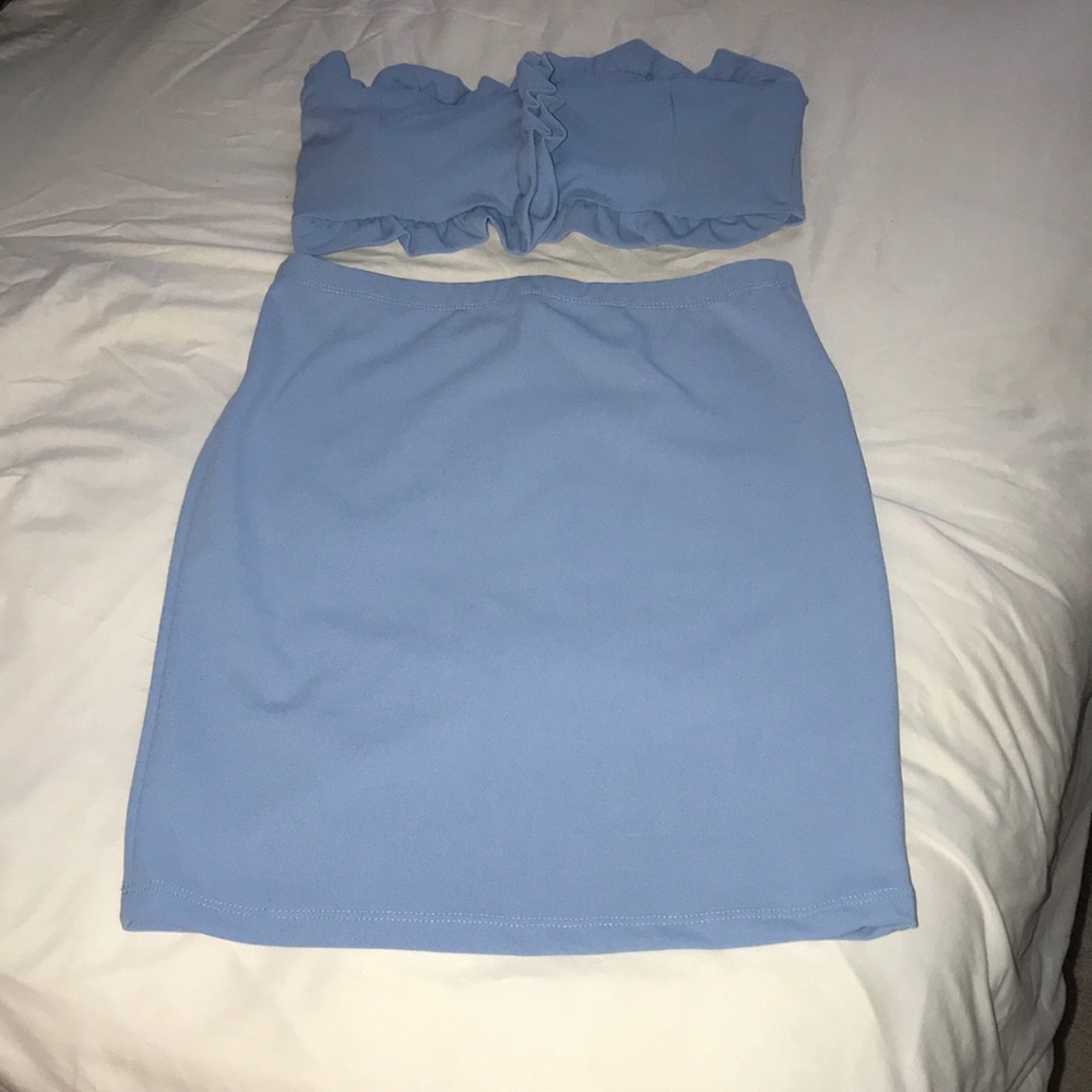 2 piece mini skirt set